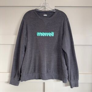 Merrell Sweatshirt Camping Hiking Heathered Gray  Graphic Women’s Size XLarge